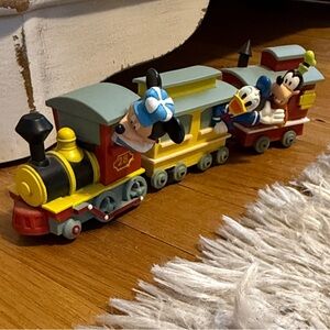 Vintage Disney Parks Train Mickey Donald Goofy